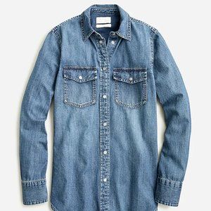 JCrew Slim-fit Chambray shirt Size 4